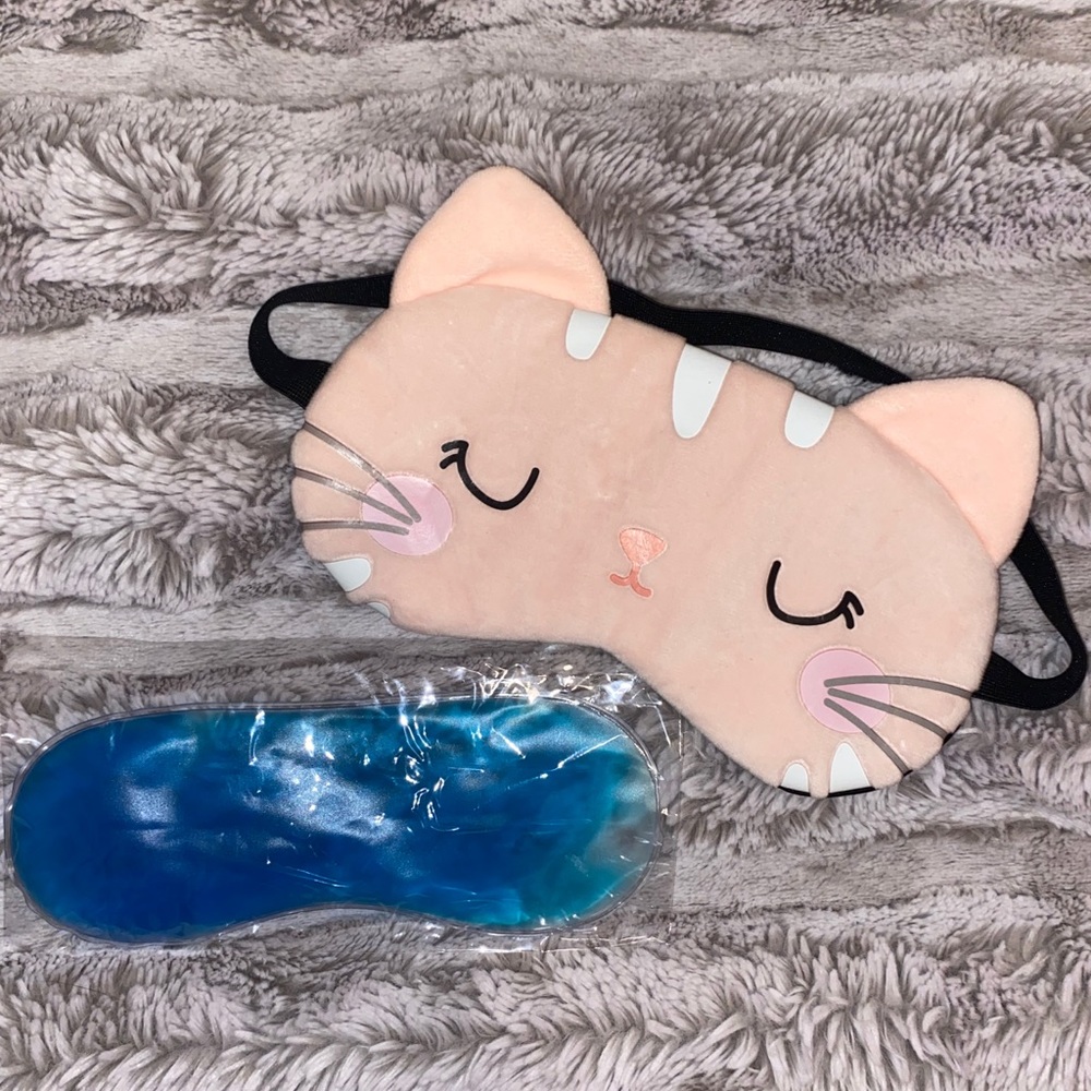 Kitty sleeping eye mask